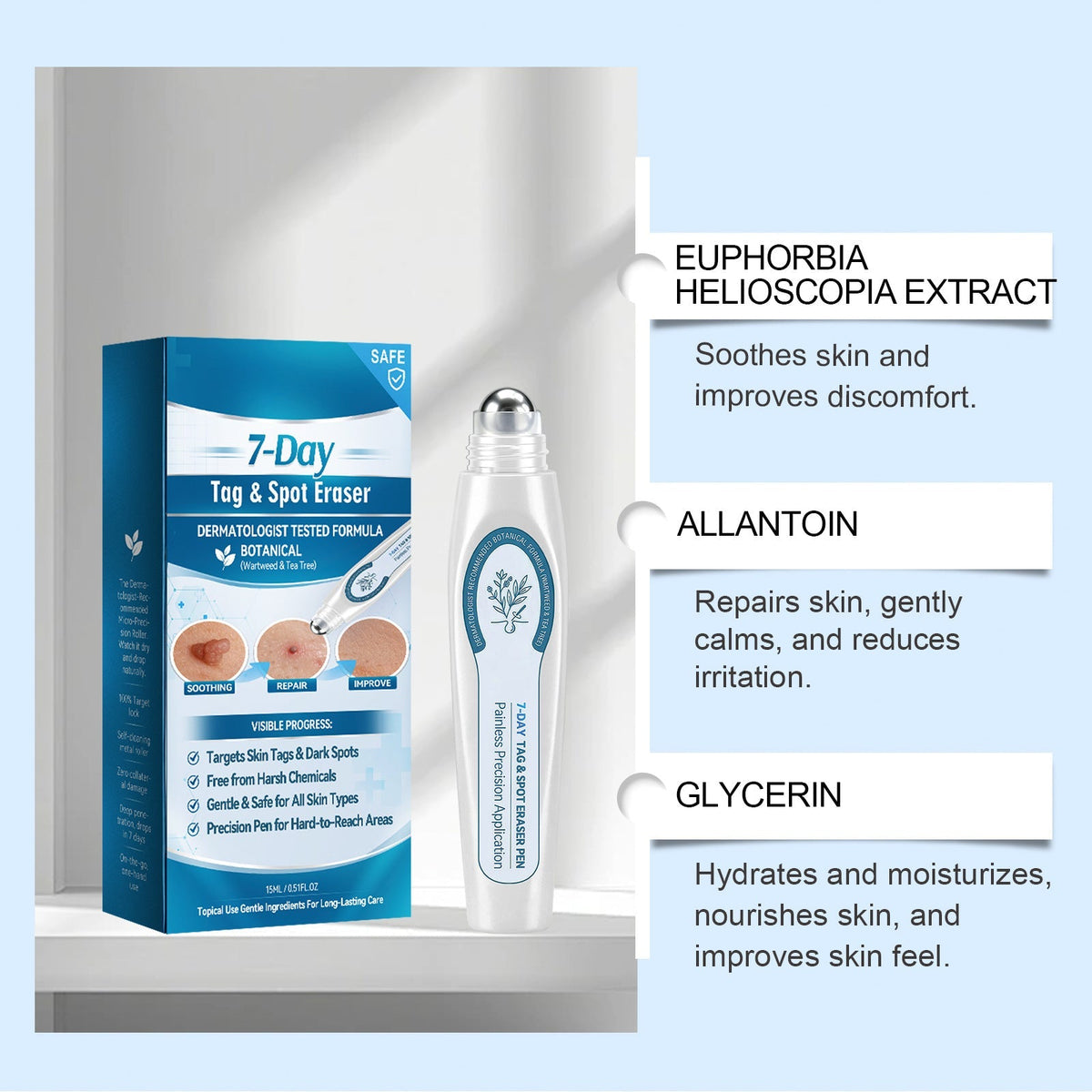Vidofluid™ Botanical Spot & Tag Precision Roll Pen