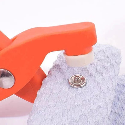 🔩 50% OFF NOW! ✨ Metal Snap Buttons with Fastener Plier Tool Kit - 300 PCS with 5 Die Sets for Clothing & Crafts 👕✨