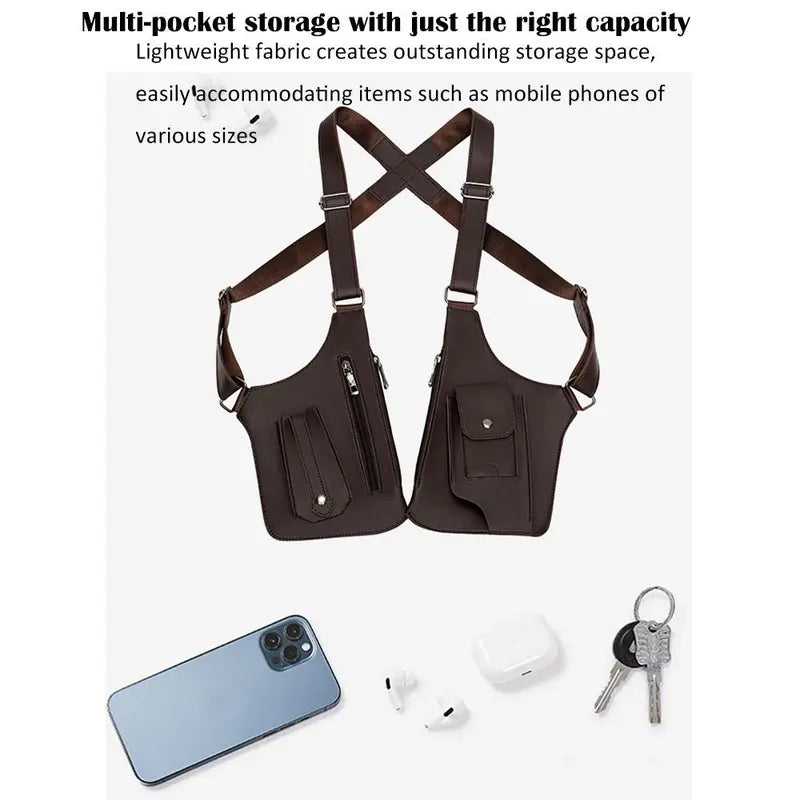 🔥Premium Leather Adjustable Underarm Shoulder Bag