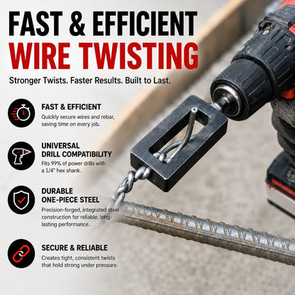 Vidofluid™ — Turn Your Drill Into a Powerhouse for Rock-Solid, Effortless Wire Ties