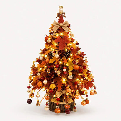 🎄Handmade Elegant Beaded Mini Christmas Tree✨Collectible Premium Holiday Decor Kit