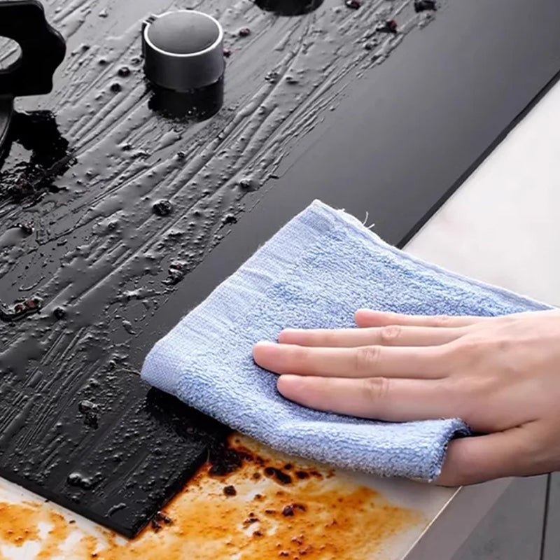 Superior Kitchen 5A-Grade Oil-Absorbing Cloth: Thickened, Resistant to Wear, Multi-Purpose, Non-Greasy, Household Kitchen Dishcloth
