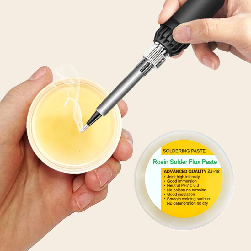 🔧 BUY 1 GET 1 FREE! ✨Rosin Solder Flux Paste - Ensures Clean & Smooth Soldering, Non-Corrosive & Easy to Apply for Electronics Repair 💻📦
