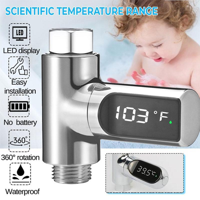 🔥Christmas Limited-Time Offer: 50% OFF!!!🔥🌡️ SHOWER THERMOMETER - LCD Display with Backlight, Easy Installation Without Tools, IPX7 Waterproof, Perfect for Modern Bathroom 🛁✨