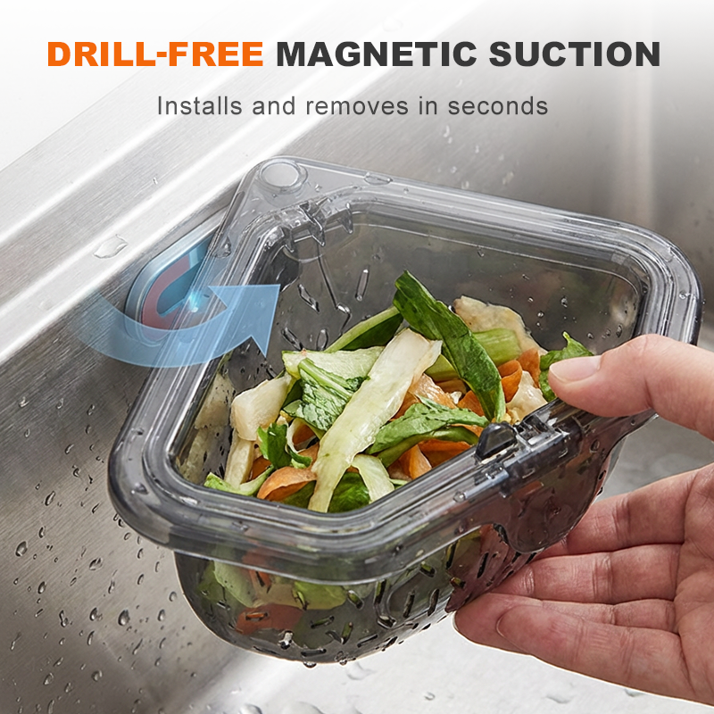 Triangular Magnetic Drain Basket