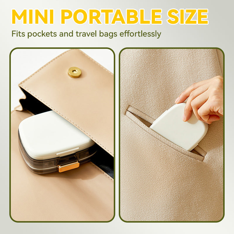 Sealed Portable Travel Pillbox