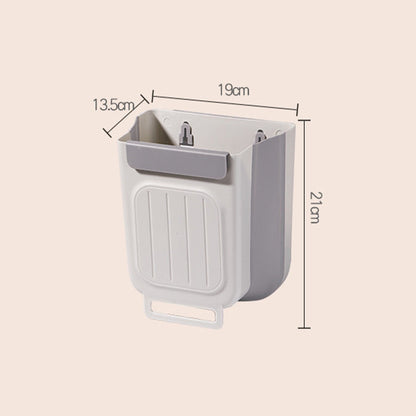Multipurpose Hanging Collapsible Trash Can for Kitchen