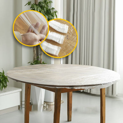10pcs Elastic Disposable Tablecloth
