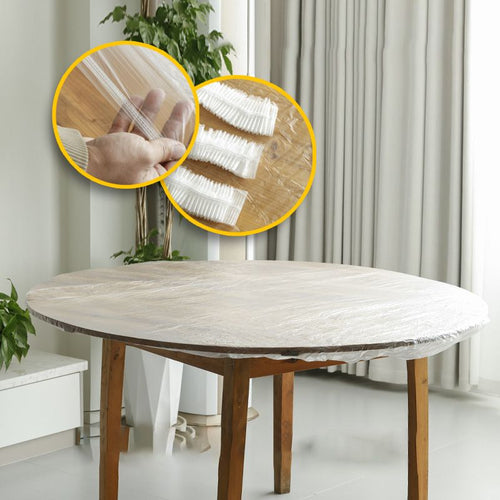 10pcs Elastic Disposable Tablecloth