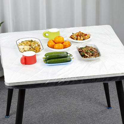 10pcs Elastic Disposable Tablecloth