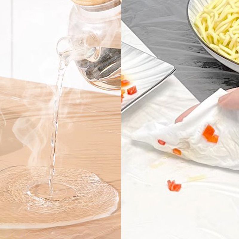 10pcs Elastic Disposable Tablecloth