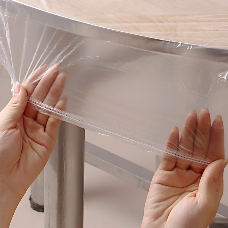 10pcs Elastic Disposable Tablecloth