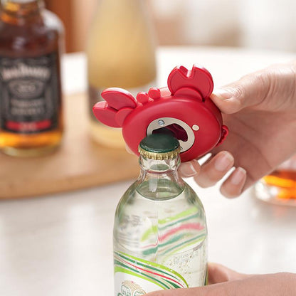 🦀 LIMITED-TIME 50% OFF! 💥 Multifunctional Magnetic Crab-Shaped Bottle Opener – 3-in-1, Cute, Always Handy ✨