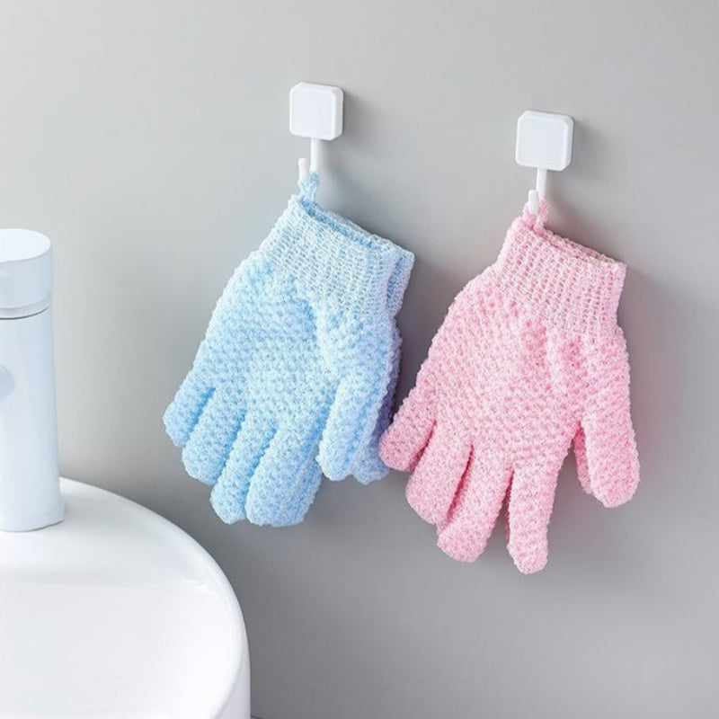 Exfoliating Five-Finger Bath Gloves